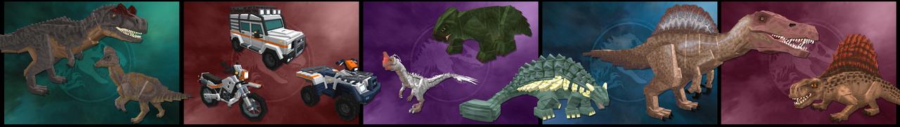 Panorama of the Minecraft Bedrock Marketplace product Jurassic World Add-On created by Syclone Studios.