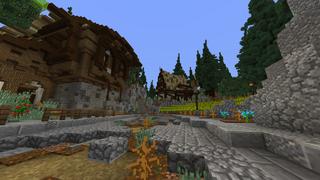 Screenshot of the Minecraft Bedrock Marketplace product Medieval Village Roleplay created by Syclone Studios.