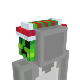 Thumbnail of the Minecraft Bedrock Marketplace product New Year Creeper Headset created by Syclone Studios.