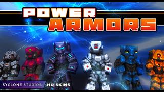 Thumbnail of the Minecraft Bedrock Marketplace product Power Armors HD created by Syclone Studios.