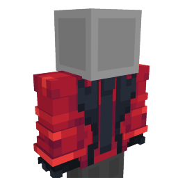 Thumbnail of the Minecraft Bedrock Marketplace product Red Leather Suit created by Syclone Studios.