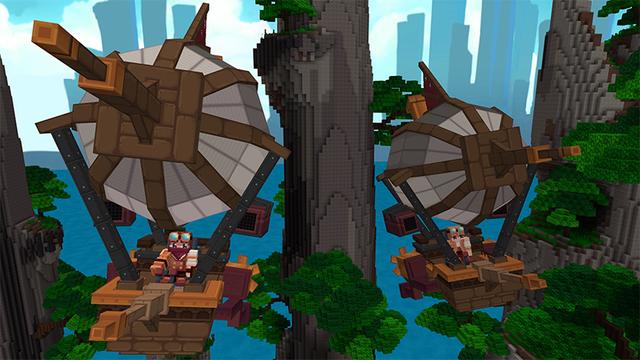 Screenshot of the Minecraft Bedrock Marketplace product Steampunk Inventors created by Syclone Studios.