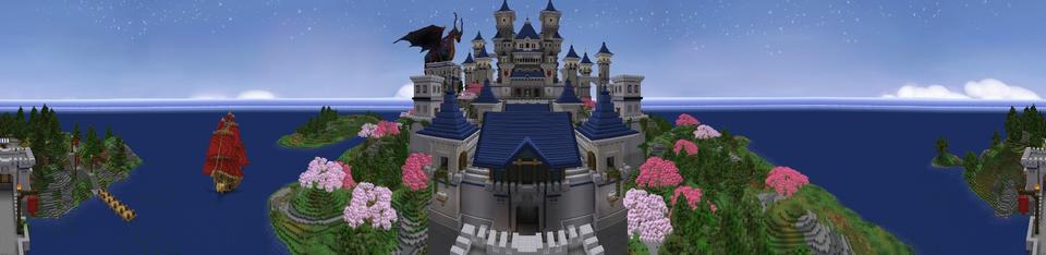 Panorama of the Minecraft Bedrock Marketplace product The Royal Kingdom Roleplay created by Syclone Studios.