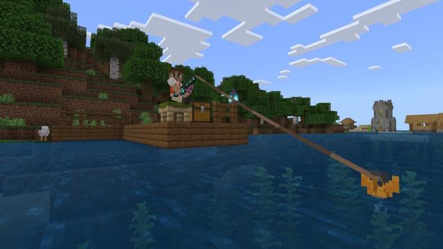 Screenshot of the Minecraft Bedrock Marketplace product Aquaculture Add-On created by Team Metallurgy.