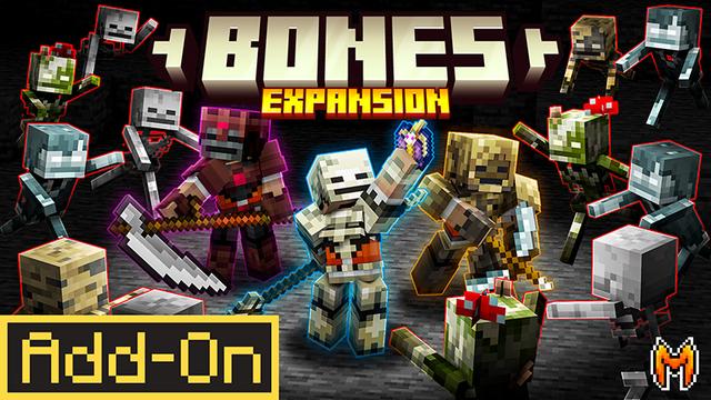 Thumbnail of the Minecraft Bedrock Marketplace product Add-On «Bones» created by Team Metallurgy.