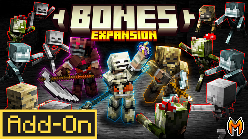 Thumbnail of the Minecraft Bedrock Marketplace product Add-On «Bones» created by Team Metallurgy.