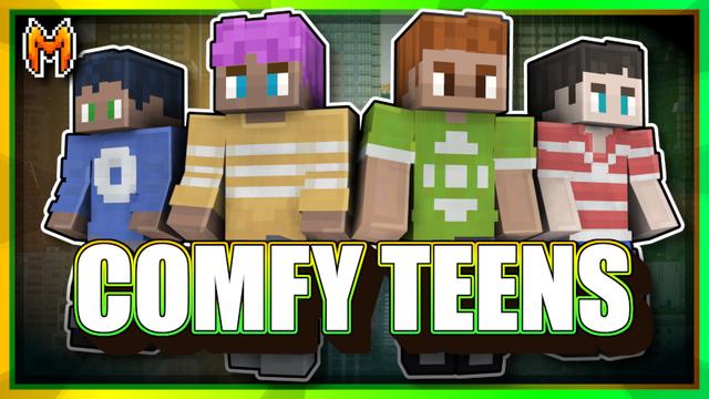 Thumbnail of the Minecraft Bedrock Marketplace product Comfy Teens created by Team Metallurgy.