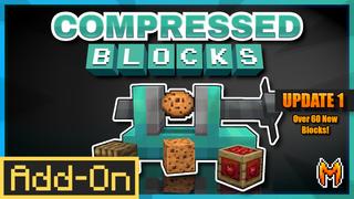 Thumbnail of the Minecraft Bedrock Marketplace product Compressed Blocks created by Team Metallurgy.