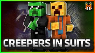 Thumbnail of the Minecraft Bedrock Marketplace product Creepers in Suits created by Team Metallurgy.