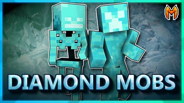 Thumbnail of the Minecraft Bedrock Marketplace product Diamond Mobs created by Team Metallurgy.