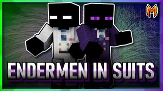 Thumbnail of the Minecraft Bedrock Marketplace product Endermen in Suits created by Team Metallurgy.