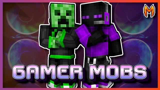 Thumbnail of the Minecraft Bedrock Marketplace product Gamer Mobs created by Team Metallurgy.