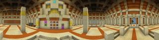 Panorama of the Minecraft Bedrock Marketplace product Lucky Arcade Sky Block created by Team Metallurgy.