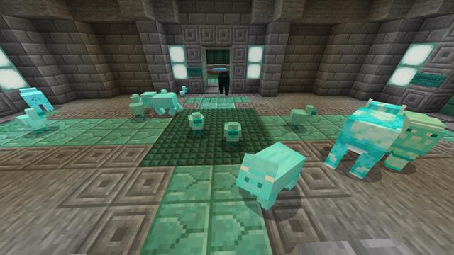 Screenshot of the Minecraft Bedrock Marketplace product MCS Diamond Mobs created by Team Metallurgy.