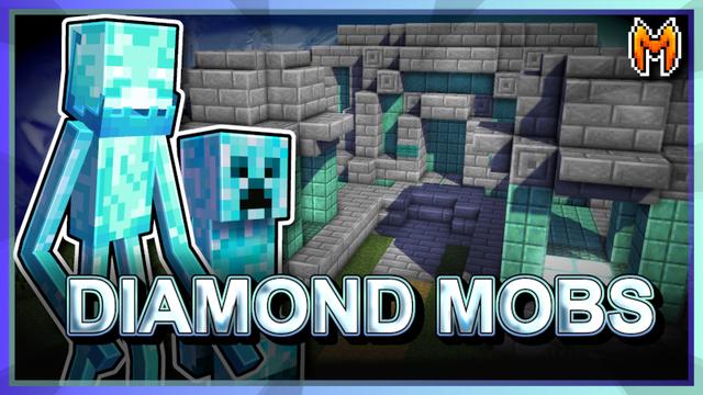 Thumbnail of the Minecraft Bedrock Marketplace product MCS Diamond Mobs created by Team Metallurgy.