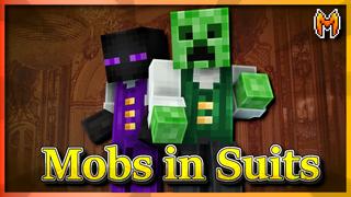 Thumbnail of the Minecraft Bedrock Marketplace product Mobs in Suits created by Team Metallurgy.