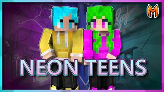 Thumbnail of the Minecraft Bedrock Marketplace product Neon Teens created by Team Metallurgy.