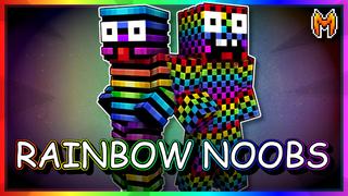 Thumbnail of the Minecraft Bedrock Marketplace product Rainbow Noobs created by Team Metallurgy.