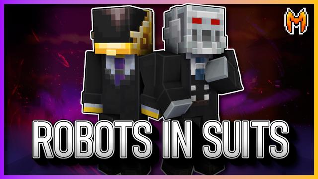 Thumbnail of the Minecraft Bedrock Marketplace product Robots in Suits created by Team Metallurgy.