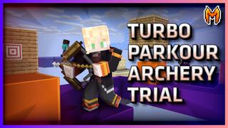 Thumbnail of the Minecraft Bedrock Marketplace product Turbo Parkour Essai de tir à l'arc created by Team Metallurgy.