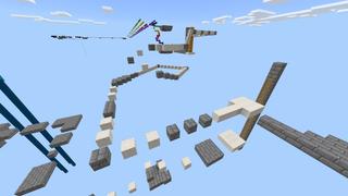 Screenshot of the Minecraft Bedrock Marketplace product Turbo Parkour Time Trial created by Team Metallurgy.