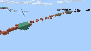 Screenshot of the Minecraft Bedrock Marketplace product Turbo Parkour Time Trial created by Team Metallurgy.