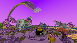 Screenshot of the Minecraft Bedrock Marketplace product Cupcakes & Rainbows created by Team Phoenix Studio.