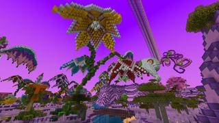 Screenshot of the Minecraft Bedrock Marketplace product Cupcakes & Rainbows created by Team Phoenix Studio.