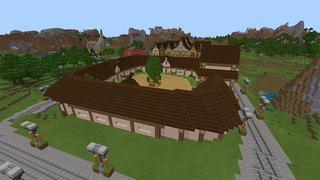Screenshot of the Minecraft Bedrock Marketplace product Greensburg Hollow created by Team Phoenix Studio.