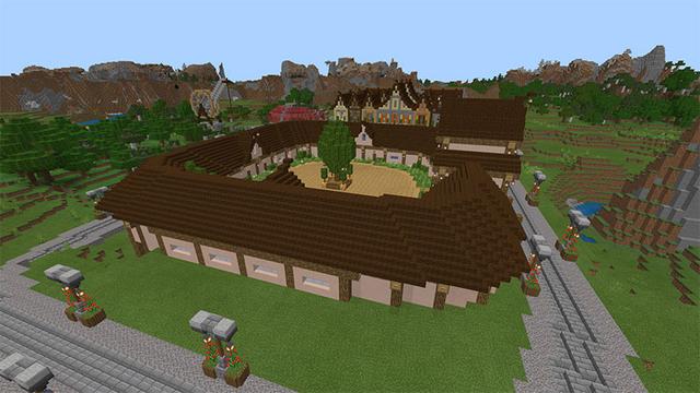 Screenshot of the Minecraft Bedrock Marketplace product Greensburg Hollow created by Team Phoenix Studio.