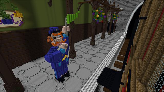 Screenshot of the Minecraft Bedrock Marketplace product H&S Express created by Team Phoenix Studio.