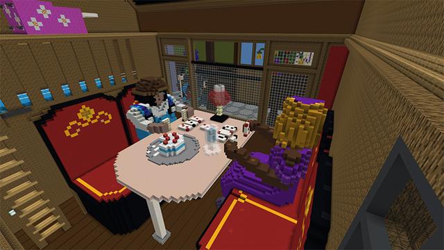 Screenshot of the Minecraft Bedrock Marketplace product H&S Express created by Team Phoenix Studio.