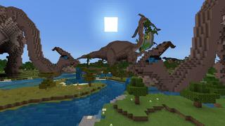 Screenshot of the Minecraft Bedrock Marketplace product Isle Of Dinotopia created by Team Phoenix Studio.