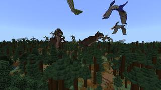 Screenshot of the Minecraft Bedrock Marketplace product Isle Of Dinotopia created by Team Phoenix Studio.