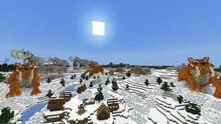 Screenshot of the Minecraft Bedrock Marketplace product Isle Of Dinotopia created by Team Phoenix Studio.