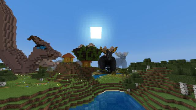Screenshot of the Minecraft Bedrock Marketplace product Isle Of Dinotopia created by Team Phoenix Studio.