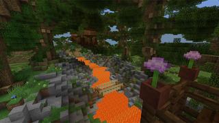 Screenshot of the Minecraft Bedrock Marketplace product Lava Hive Valley created by Team Phoenix Studio.