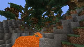 Screenshot of the Minecraft Bedrock Marketplace product Lava Hive Valley created by Team Phoenix Studio.