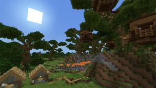 Screenshot of the Minecraft Bedrock Marketplace product Lava Hive Valley created by Team Phoenix Studio.