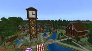 Screenshot of the Minecraft Bedrock Marketplace product Summer Retreat created by Team Phoenix Studio.