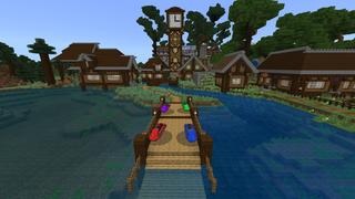 Screenshot of the Minecraft Bedrock Marketplace product Summer Retreat created by Team Phoenix Studio.