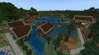 Screenshot of the Minecraft Bedrock Marketplace product Summer Retreat created by Team Phoenix Studio.