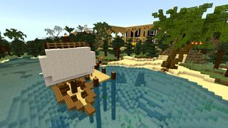 Screenshot of the Minecraft Bedrock Marketplace product Tropicana Academy created by Team Phoenix Studio.