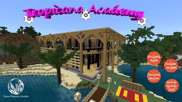 Thumbnail of the Minecraft Bedrock Marketplace product Tropicana Academy created by Team Phoenix Studio.