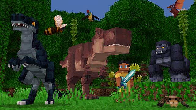 Screenshot of the Minecraft Bedrock Marketplace product ALL THE MOBS created by Team Vaeron.