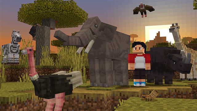 Screenshot of the Minecraft Bedrock Marketplace product ALL THE MOBS created by Team Vaeron.