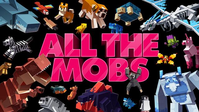 Thumbnail of the Minecraft Bedrock Marketplace product ALL THE MOBS created by Team Vaeron.