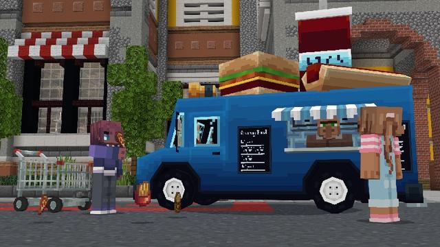 Screenshot of the Minecraft Bedrock Marketplace product Craftable Foods created by Team Vaeron.