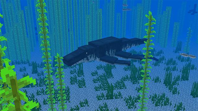 Screenshot of the Minecraft Bedrock Marketplace product Dinosaurs created by Team Vaeron.