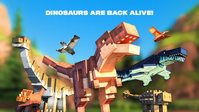 Thumbnail of the Minecraft Bedrock Marketplace product Dinosaurs created by Team Vaeron.